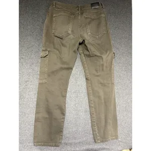 Mint Velvet Khaki Cargo Straight Slim Jeans Women's 8R uk 12R Combat Utility‎ thumbnail 2