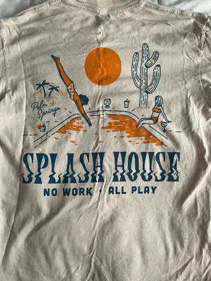 Splash House Shirt Blue Size M thumbnail 4