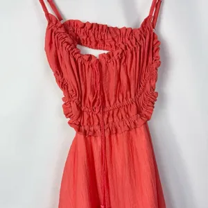 Boutique Coral Backless Layered‎ Tiered Maxi Dress S thumbnail 6