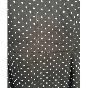Torrid Black White Polka Dot Sweetheart Cutout Back Fit Flare Midi Dress Size 18 thumbnail 8