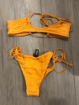 Triangl Swimwear Orange Bikini thumbnail 3