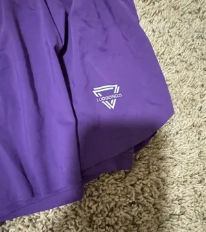 purple flowy shorts thumbnail 2