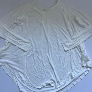 Free People We The Free Aria Trapeze Oversized Top White Medium NWOT thumbnail 3