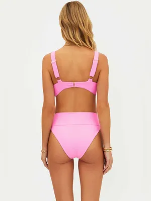 BEACH RIOT Sophia Top Prism Pink, Size Large, $118 thumbnail 3
