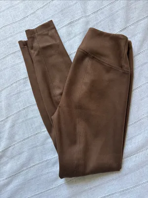 White House Black Market's signature Runway Leggings in chocolate thumbnail 6
