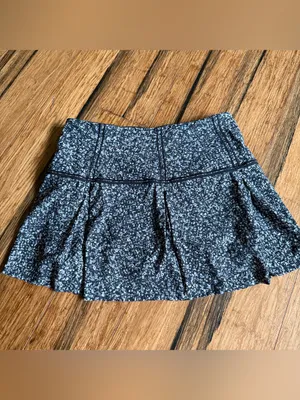 Lululemon Lost In Pace Skirt Regular 13" Daisy Dust Alpine White Black thumbnail 2