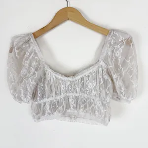 FOR LOVE & LEMONS white Belle Long Line Bra thumbnail 6