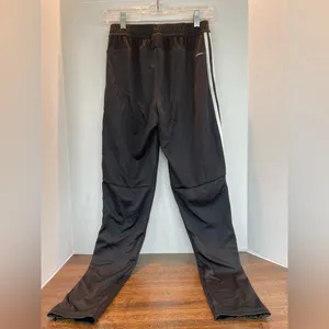 Adidas Climacool Classic Warm Up Pants Black with Side Stripe size small thumbnail 3