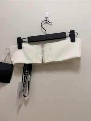 Retrofête Tayler Bra Top White thumbnail 4