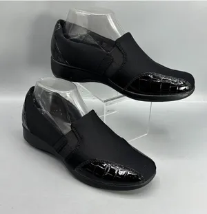 Clarks Noreen Will Shoes Womens 7.5 Black Round Toe Casual Slip On 26102169 thumbnail 1
