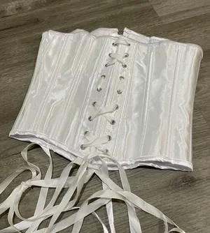 White Sexy Corset thumbnail 3