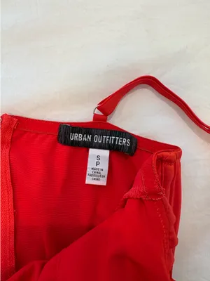 Red Urban Outfitters Top Crop thumbnail 3