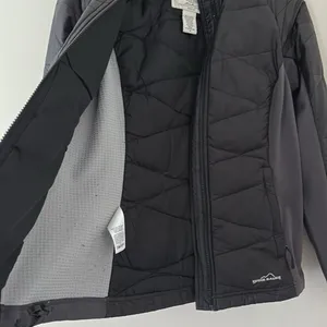 Eddie Bauer Women’s Premium Goose‎ Down Jacket Full Zip Black Size M thumbnail 5