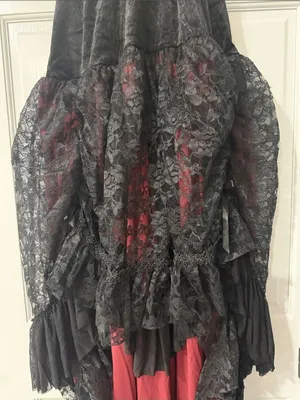 Spirit Signature Collection Adult X-Large 14-16 Victorian Vampire Costume thumbnail 4