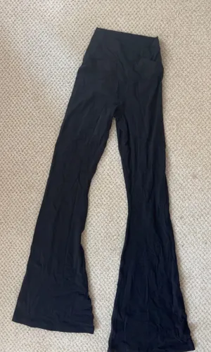 black aerie flared leggings thumbnail 1
