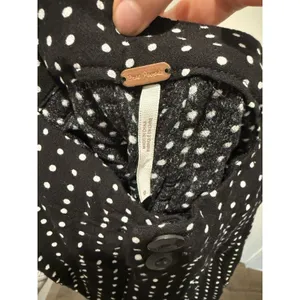 Free People Magdalene High-Waist Black Polka-Dot Rayon Shorts 0 XS Chic Feminine thumbnail 5