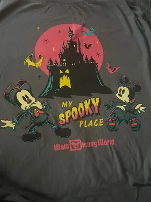 Disney "My Spooky Place" Halloween Tee gray thumbnail 2