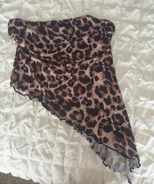 Cheetah Tube Shein Top thumbnail 1