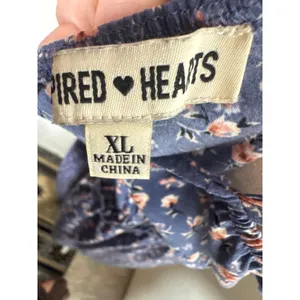 Inspired Hearts XL Milkmaid Coquette Midi Floral Dress- Smocked Underbust thumbnail 4