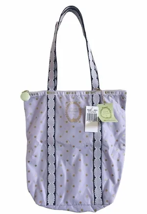 LeSportsac Les Secrets Laduree Paris Abstract Daily Tote Pois Cassis Voilette thumbnail 1