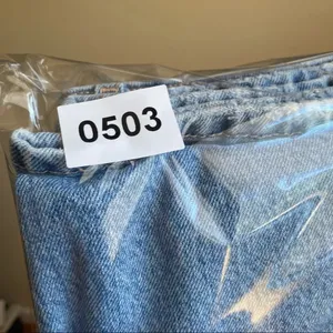 Zara Light Wash High Rise Skinny Distressed Jeans‎ relaxed size 2 thumbnail 9