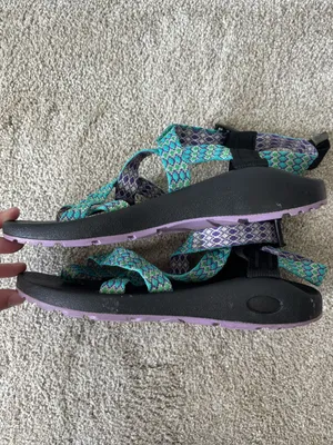 Chacos Z/2 Classic Sandals Blue Purple Geometric Strap Outdoor Activewear Water thumbnail 6