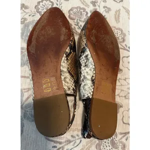 Madewell The Margot Slingback Flat in Snake Embossed Leather Size 7 thumbnail 6