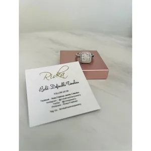 RIVKA FRIEDMAN Twisted Bezel Pavé CZ Ring, Silver Rhodium Plated, Size 6,‎ NWT thumbnail 12