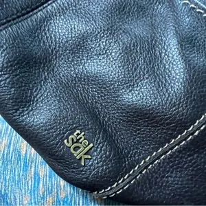 The Sak dark brown Leather Shoulder Bag thumbnail 3