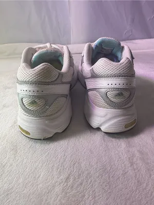 adidas White and Light Blue Women’s Athletic Running Shoes thumbnail 7