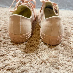 968 | NEW!! Converse CTAS OX Suede Rose Gold Eyelet Low Top‎ Bisque Women 9 thumbnail 5
