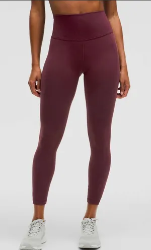 Lululemon Wunder Train High-Rise‎ Tight 25" Garnet thumbnail 1
