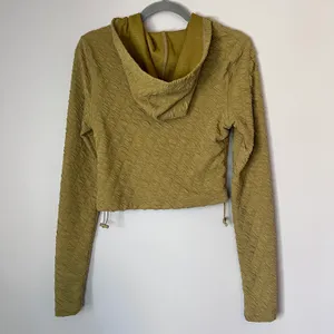 Movement Kadi Quilted Full Zip Lightweight Crop Hoodie Jacket Green thumbnail 7
