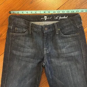 7 For All Mankind A Pocket Relaxed Jeans‎ size 28 thumbnail 5