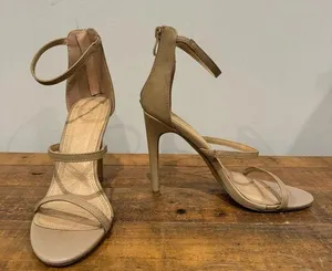 Venus Tan Strap Heels thumbnail 1