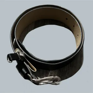 Black Belt Women’s 35 inch silver buckle medium small basics essentials thumbnail 1
