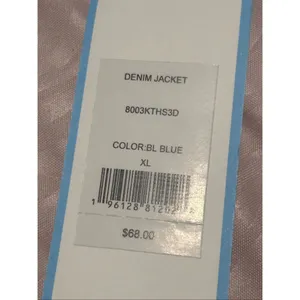 NWT Draper James RSVP Ruffle Trim Dark Denim Jacket Size XL thumbnail 9