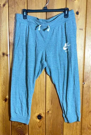 Nike green Capri Sweatpants size large lounge vintage pants sweatpants loose fit thumbnail 1