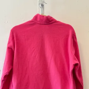 Marker Polartec Fleece Pullover Womens XL Pink 1/4 Zip Mock Neck Made in USA thumbnail 5
