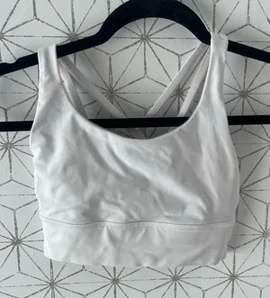Lululemon Energy Bra Longline White thumbnail 1