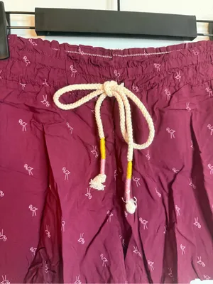 NWT Jenni Intimated Burgundy Flamingo Sleep Shorts thumbnail 6