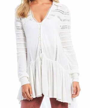Free People Set to Stun White Top thumbnail 2