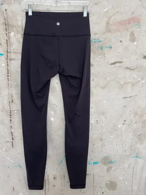 Lululemon Wunder Under Hi-Rise Tight Full-On Luon 30", Black thumbnail 3