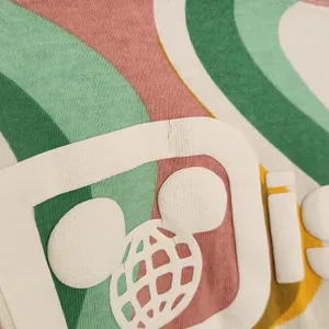 Disney Green and Pink Print Walt Disney World Oversized Jersey Tee Size XL thumbnail 5