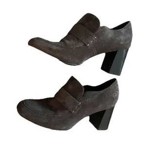 Born Women’s Suede‎ Heels 8 1/2 M Leather Comfort thumbnail 4