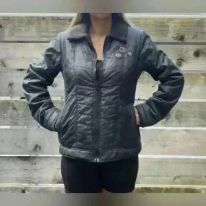 Volcom Puffer Thermal Jacket Vintage Ski Snow Snowboarding Winter Black Y2K‎ thumbnail 11