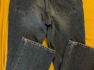 Old Navy Relaxed Fit Women's Dark Blue Jeans thumbnail 4