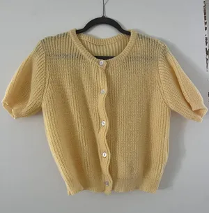Butter yellow Cardigan Size M thumbnail 1