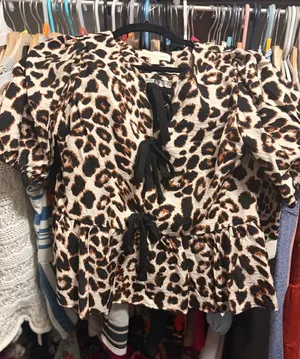 Monteau Cheetah Print Top thumbnail 1