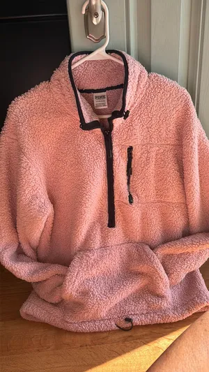 PINK Sherpa Half-Zip Victoria's Secret thumbnail 4